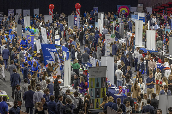 Career fair at Miami University 