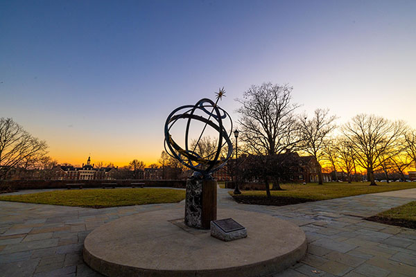 The sundial on Miami University's Oxford campus