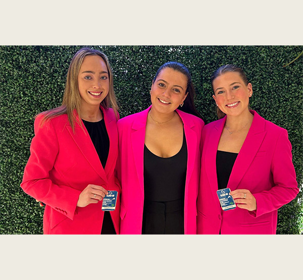 The Gluco-Go team of Kelsey Gruber, Paula Ambit Martinez, and Amanda Simeone.