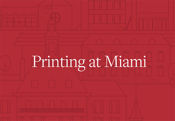 Printing at Miami banner