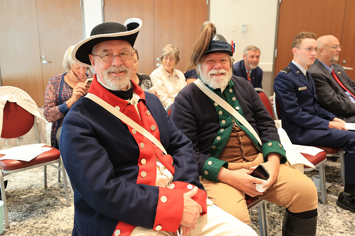 Nearly 100 people were formally sworn in as United States citizens during a U.S. District Court Naturalization Ceremony held Sept. 17 at Fritz Pavilion in Armstrong Student Center
