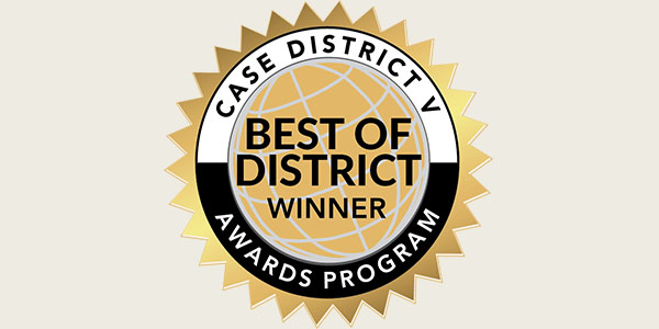 CASE Best of District V logo