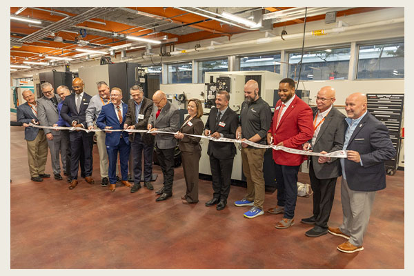 Dedication ceremony for Makino Subtractive Lab at Advanced Manufacturing Workforce and Innovation Hub in Hamilton.