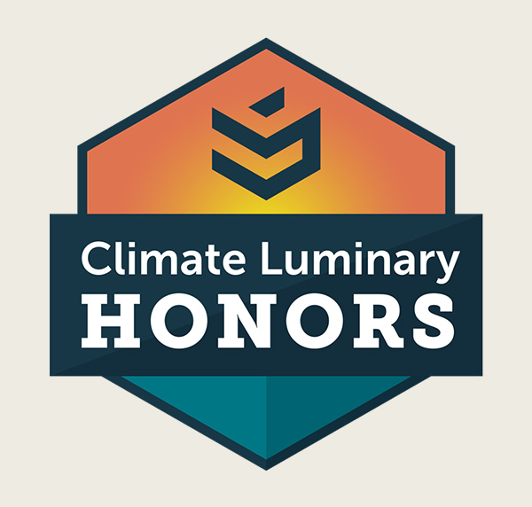 climate luminary honors badge